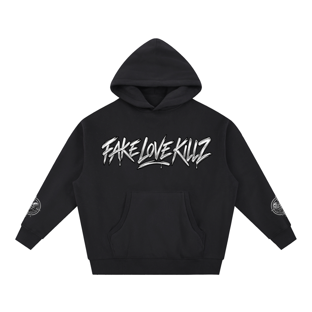 Essential Oversized Boxy Fit Fleece Hoodie