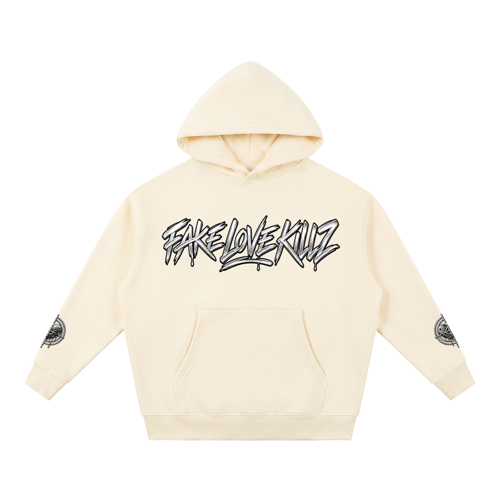 Essential Oversized Boxy Fit Fleece Hoodie