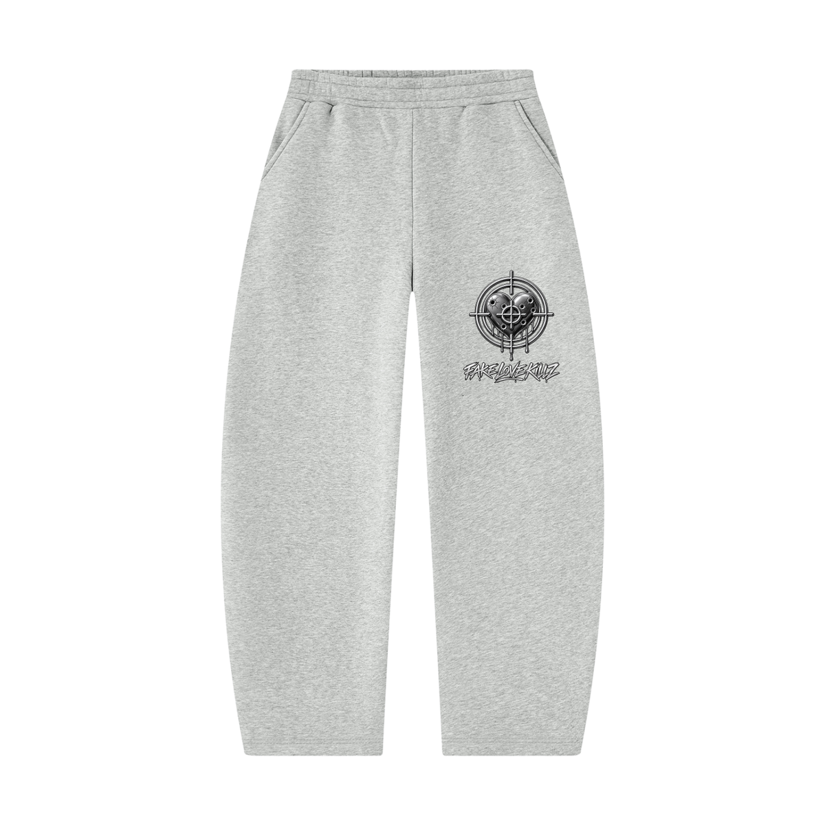 Unisex Barrel Leg Sweatpants