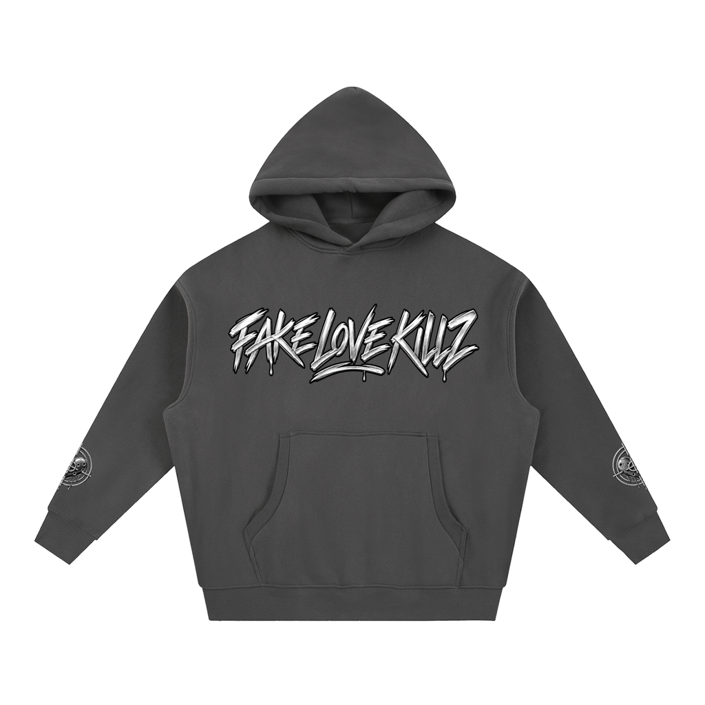 Essential Oversized Boxy Fit Fleece Hoodie