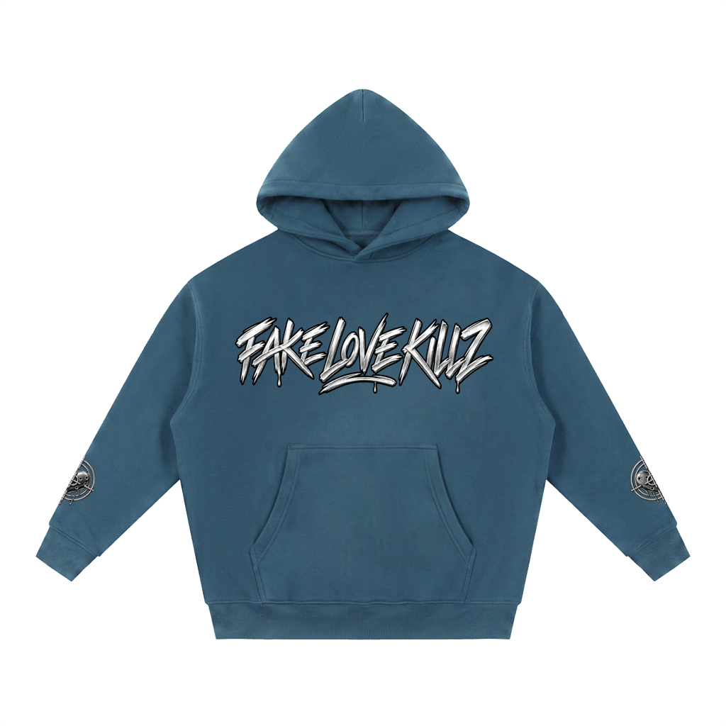 Essential Oversized Boxy Fit Fleece Hoodie