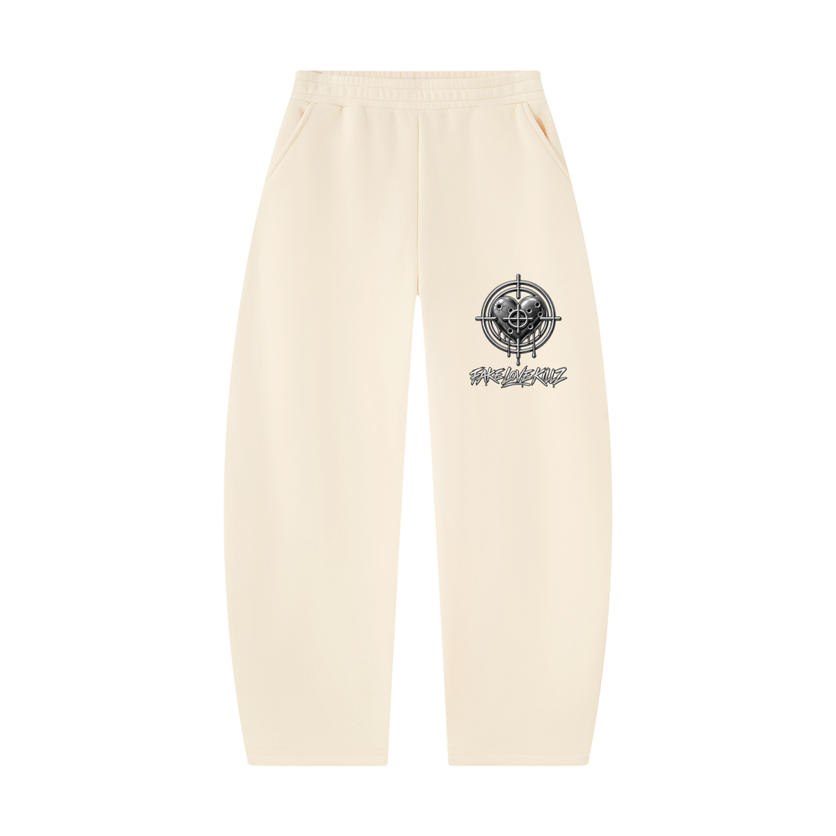 Unisex Barrel Leg Sweatpants