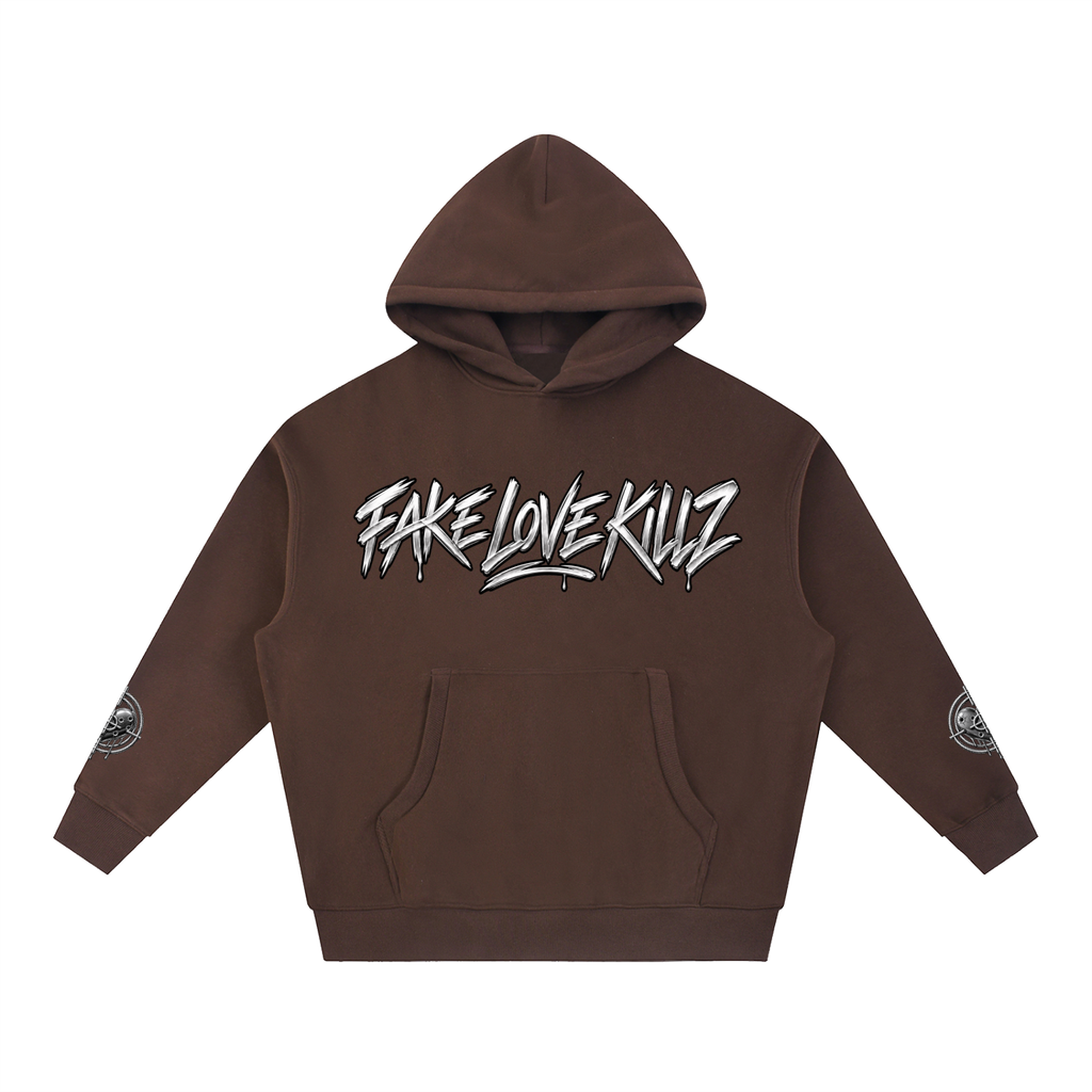Essential Oversized Boxy Fit Fleece Hoodie