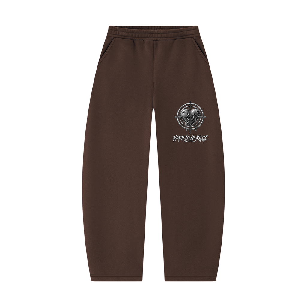 Unisex Barrel Leg Sweatpants