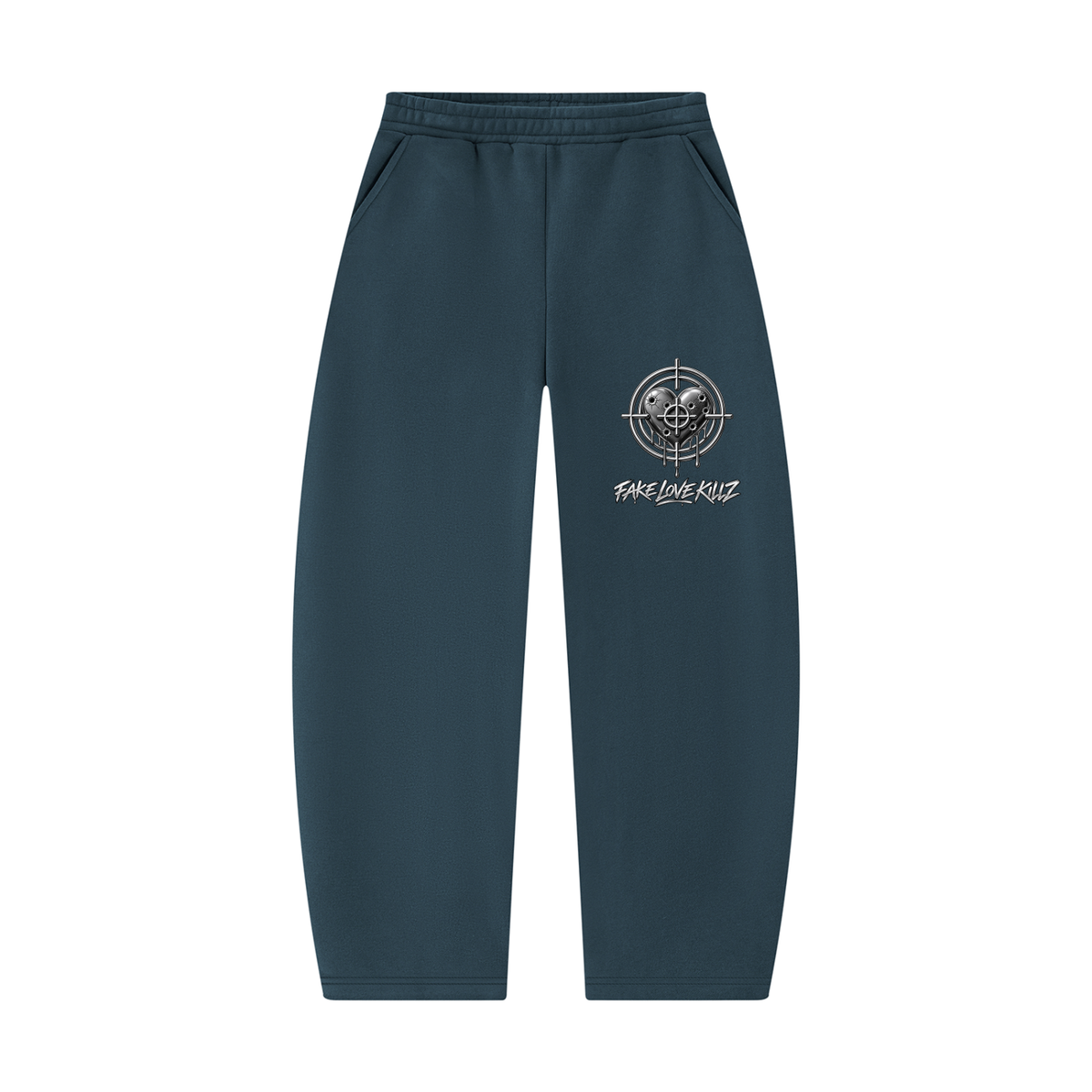 Unisex Barrel Leg Sweatpants