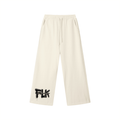 Shine Together Tape Straight-Leg Sweatpants