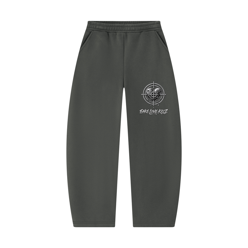 Unisex Barrel Leg Sweatpants