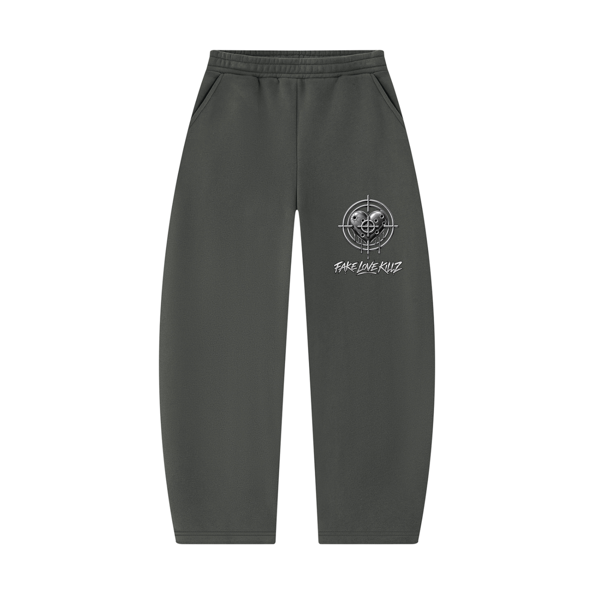 Unisex Barrel Leg Sweatpants