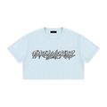 Women's Mineral Wash Cotton Crop T-Shirt